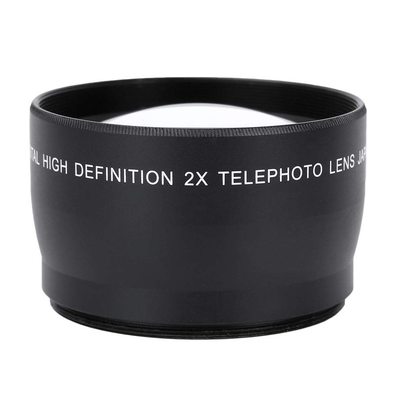 Telephoto Lens 58mm 2x Magnification Universal Telephoto Converter Telephoto Lens