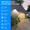 30W Mini LED Wall Pack Light with Dusk to Dawn