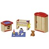 Goki 51905 Children's Room 12-Piece Dollhouse Furniture