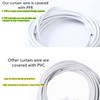 ASIWUJING Curtain Wire 6 Metres Net Curtain Wire Cord Cable