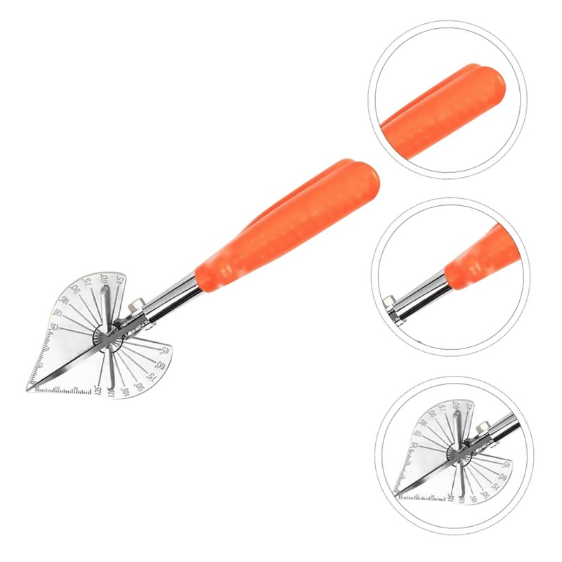 Mipcase Multipurpose Trunking Shear Cutter Angle for Precise Molding and