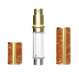 Refillable Perfume Bottle Atomizer for Travel, Portable Easy Refillable Perfume Spray Pump Bottle for Men and Women with 5ml/0.17oz Pocket Size for F901 (9), 2.2*8.6, FB902