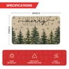 Artoid Mode Pine Trees Snowflakes Merry Christmas Welcome Decorative Doormat,