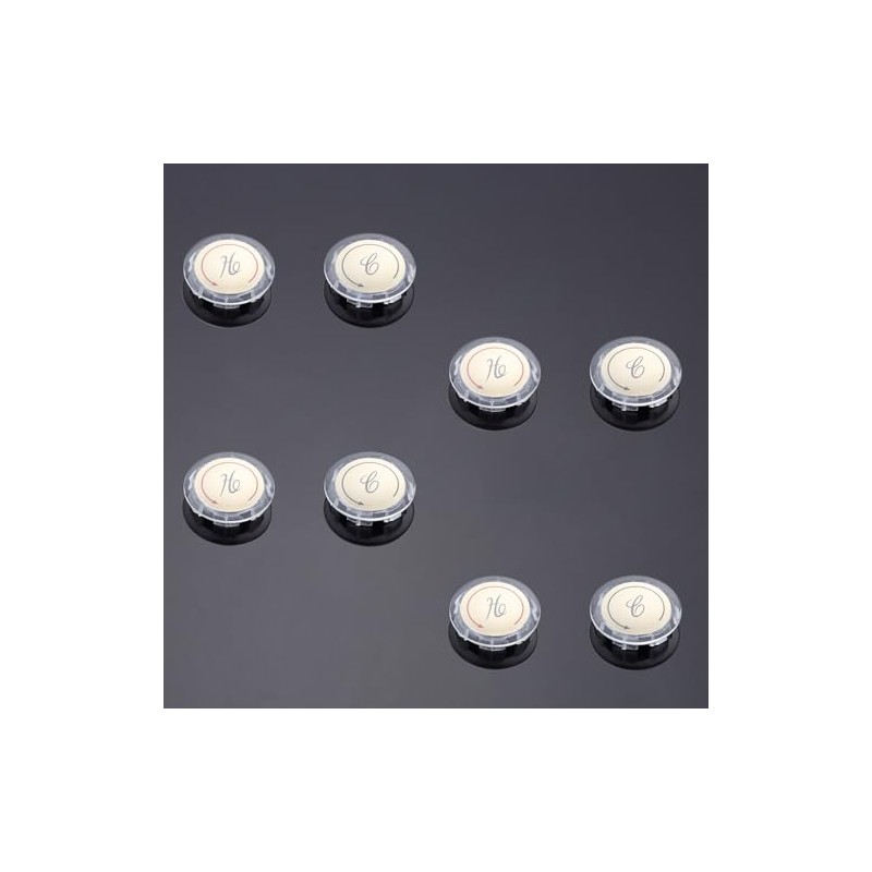 Faucet Index Buttons Compatible with Delta/LDR/Delex/Peerless Double Shower Knobs 4