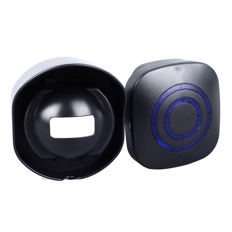 Motion Sensor Doorbell Black 38 Ringtones Wireless Door Entry Welcome