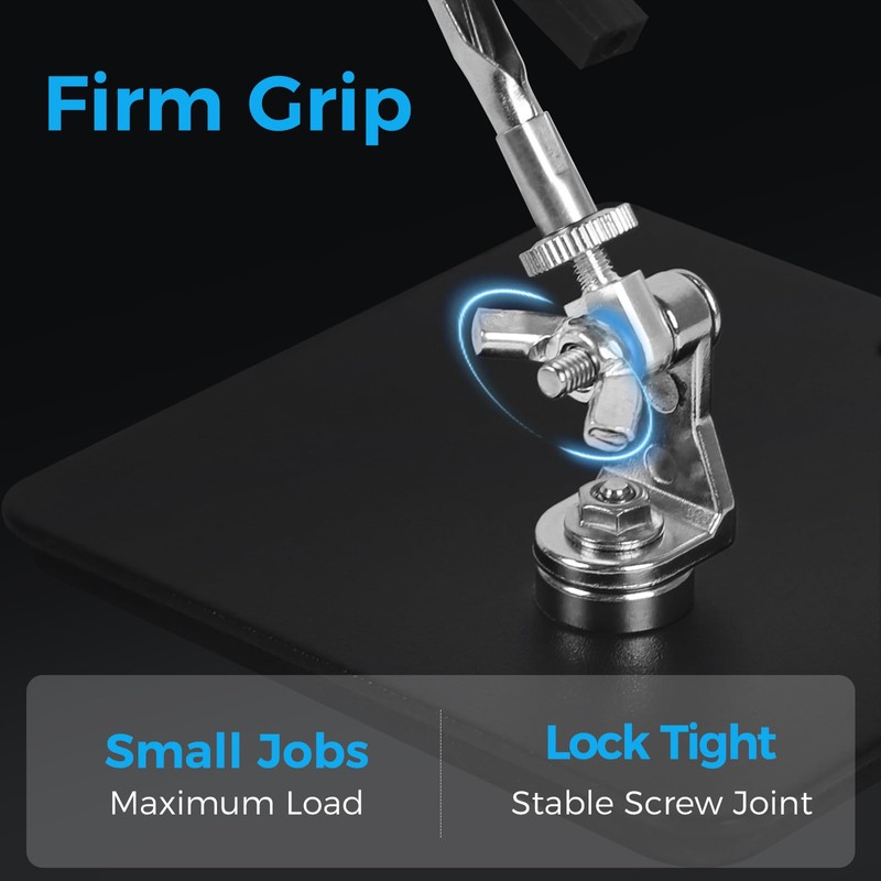 EOOKU Helping Hands Soldering Station–Compact Solder Clamp Tool for Electronics,