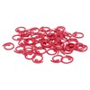 50PCS Metal Stitch Markers Spiral Markers Multifunctional Crochet Locking Hooks