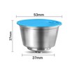 Stainless Steel Coffee Capsule Cup Reusable Refillable Coffee Capsule Cup