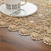 LIN TONG placemats, lace placemats, Heat Resistant Crochet Embroidered placemats