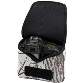 LensCoat BodyBag Pro camouflage neoprene protection camera body bag case (Realtree AP Snow)