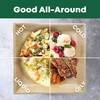 DISPOSABLE GREEN - Square Disposable Plates, Areca Leaf Serving Plates,