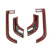 crosselec Carbon Fiber Dashboard Side Air Vent Outlet trims Cover