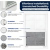 COLORPAPA 2 Pack Shed Windows,12" x 18" Small Sliding Windows,Flush