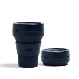 stojo Plastic Pocket CUP 12 oz/355 ml Folding My Cup My Tumbler (DENIM)