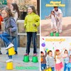 Meooeck 2 Pairs Walking Stilts Balancing Bucket Stilts Cup Thickened