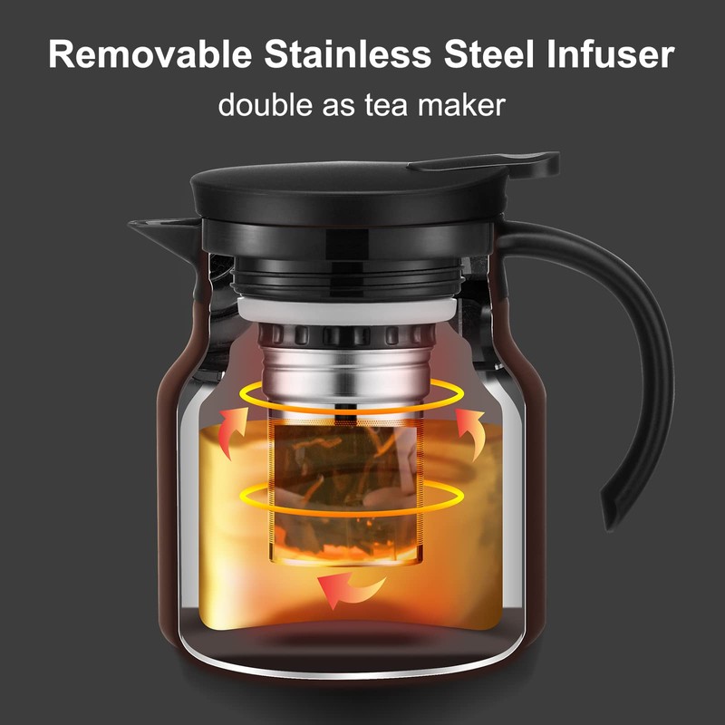 PARACITY Coffee Pot / Teapot Thermal with Ceramic Insert 800