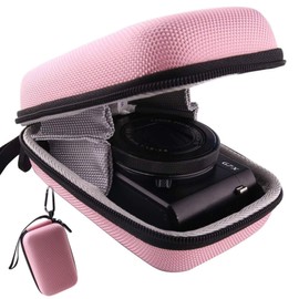 waiyu Hard EVA Travel Case for Canon PowerShot G7X/SX730HS/ SX620HS/SX720HS/SX740HS Digital Camera (Pink)