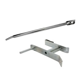 Mytee Products Steel Winch Strap Winder w/Winch Bar for 2", 3" & 4" Straps for Flatbed Trailer - Zinc Plated - Cargo Tie Down Ratchet Strap Winder