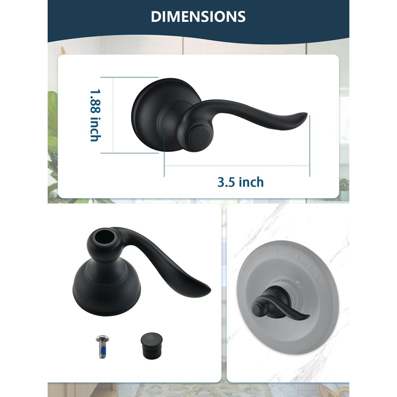 Shower Handle Replacement, Compatible for Delta 13/14 & 1300/1400 Series