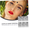 KOMBIUDA 6sheets DIY Acrylic Rhinestone Stickers Gem Stickers for Boys