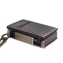 Fenkoo Unisex Retro Death Note Book Pendant Quartz Pocket Watch with Chain (Bronze), vintage