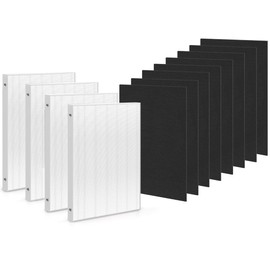 Zouhwaso 4+8 Aera Max 300 HEPA Filter Replacement Compatible with Fellowes AeraMax 290 300 DX95 Air Puri-fier True HEPA Air Filter, Fit AP-300PH HF-300 Part#9287201, 4x H13 HEPA+8x car-bon Pre-Filter