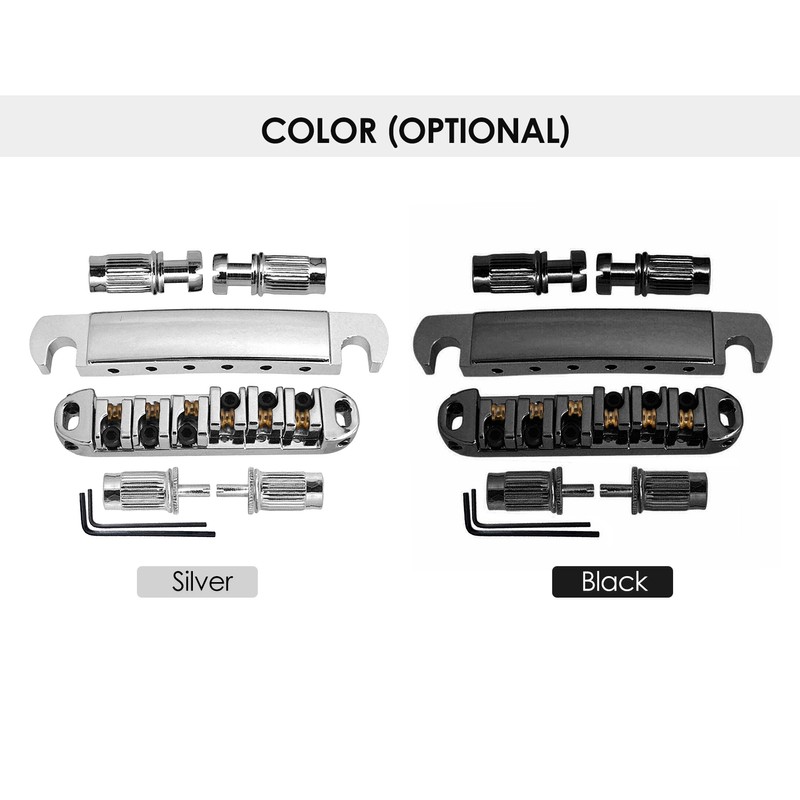 Electric Guitar Bridge Drawstring Plate Upper and Lower Split Bridge