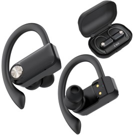 Baigstar BS90 True Wireless Earbuds - Premium HD Sound, Deep Bass, Ultra-Light, 100-Hour Playtime, Water-Resistant, Noise-Cancelling Mic, Fast USB-C Charging - 2024 Edition