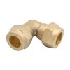 15mm Compression Equal Elbow - Bag of 2