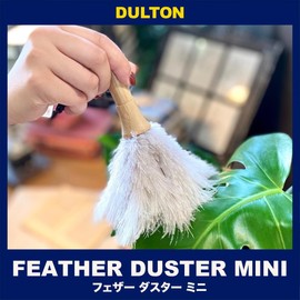 Dulton Dust Duster Feather Duster Mini Gray Length 8.1 inches (205 mm) FEATHER DUSTER MINI GRAY H20-0138GY