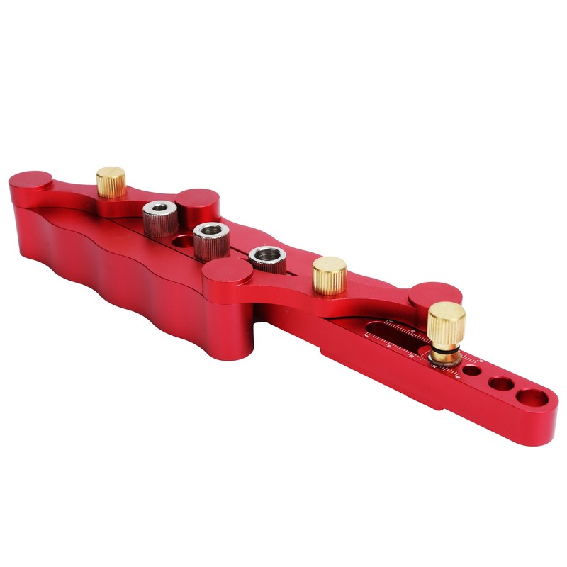 Self Centering Doweling Jig Borehole Locator with Scale Kit DIY