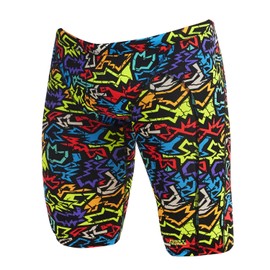 Funky Trunks Funk Me Jammer Men's Swimming Trunks Chlorine-Resistant UV Protection 50+, multicoloured