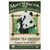 Mate Factor Tea Mate' - Green Ginsing, 20 Count