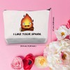 Calcifer Makeup Bag - Anime Inspired Gift for Anime Lovers