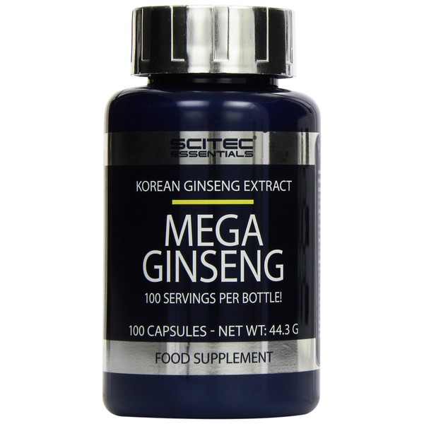 Scitec Nutrition MEGA Ginseng, 100 Capsules (1 x 44.3 G