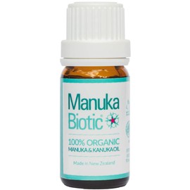 Manuka Biotic Manuka & Canuka Oil 10ml 100% Organic Certified Aroma Oil Essential Oil Made in New Zealand