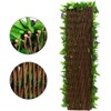 DOEWORKS Expandable Fence Privacy Screen for Balcony Patio Outdoor, Faux