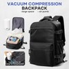 Vacuum Travel Backpack｜Save 30% Space with Compression, Carry-On Size, Wet