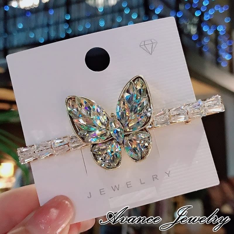 Avance Butterfly Butterfly Hair Clip Hair Accessories Bijou Women Pink