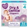 Parent's Choice Dry & Gentle Disposable Baby Diapers, Size 4,
