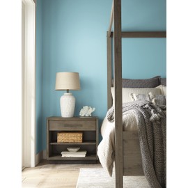 KILZ TRIBUTE Paint & Primer, Interior, Satin, Hawaiian Ocean, 1 Gallon