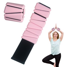 Wrist Weights set for Women, 2 sets of 1 lb each, Silicone Ankle & Wrist Weights for Women & Men, Adjustable Weight fit for Yoga, Dance,Hiking, Jogging,Pilates, Aerobic Exercise and Strength Exercise