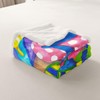 Colorful Flip-Flops Bed Blanket Kids Girls Summer Theme Sherpa Blanket