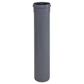 MKK HT Pipe DN 40 Length 0.25 m - 1 m Polypropylene Internal Waste Water System Pipes Drain Pipe High Temperature Grey 0.25 m