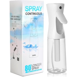 Continuous Spray Bottles - Ultra Fine Mist Sprayer | Water Spray Bottle For Hair Mister Spray Bottle | Hair Spray Bottles For Hairstyling, Cleaning, Salons (10 OZ - 300ml)