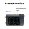 Dearsee TinySA Spectrum Analyzer Handheld 100kHz to 960MHz Portable 2.8"