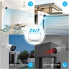 (2-Way Audio) 4-Antennas Enchance Outdoor Wireless Security Camera System WiFi