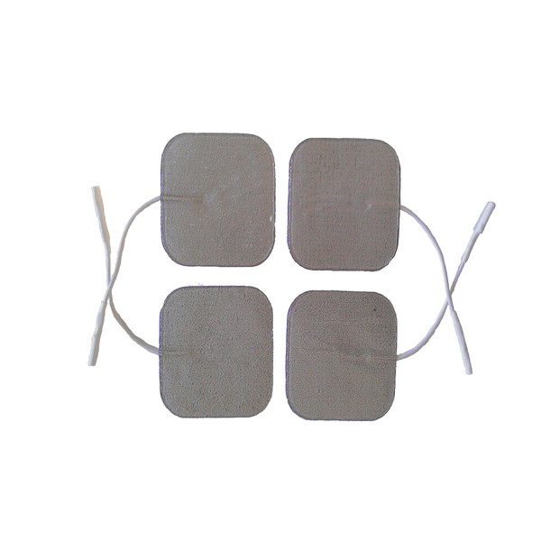 Premium Silver Tens Electrode Pads for TPN, Tenscare, Neurotrac Tens Machines x4