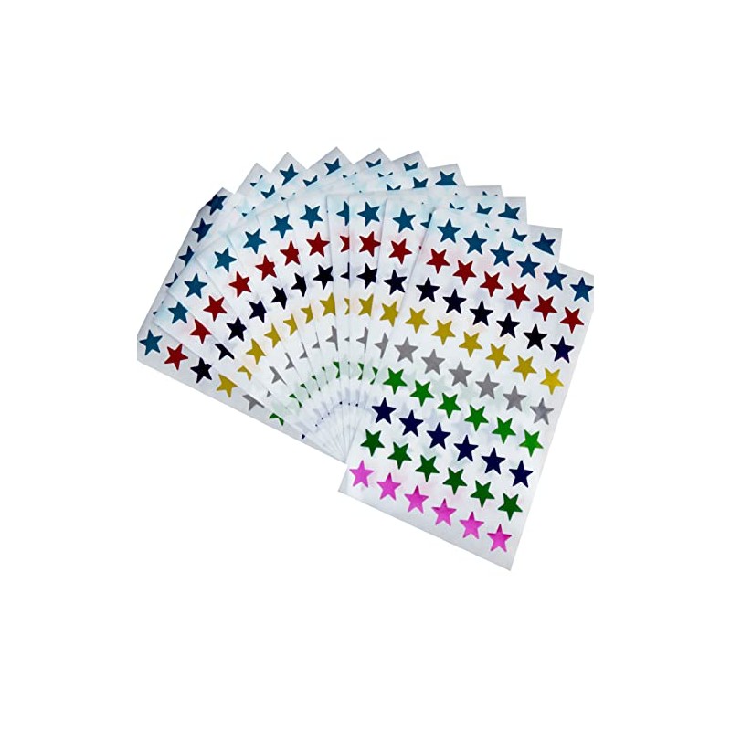 Teacher Stickers Label, 1/2 inch Star Reward Sticker for Teacher