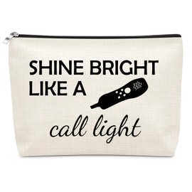 Sazuwu Nurse Practitioner Gifts for Women ICU Doctor Makeup Bag Emergency Room Nurse Gifts Cosmetic Bag Nursing Gifts for Nurses Thank You Appreciation Christmas Birthday Present Travel Pouch